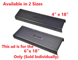 channel bunk cover 250-025649 for compatible EZ Loader trailer bunks measurements shown