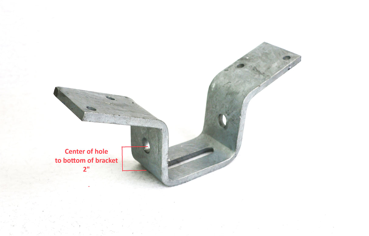 EZ Loader Pontoon Strap Bent Bunk Mounting Bracket 250-026776-10