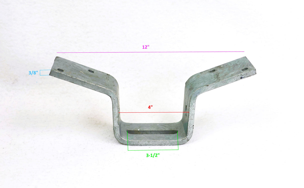EZ Loader Pontoon Strap Bent Bunk Mounting Bracket 250-026776-10