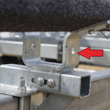 EZ Loader Pontoon Strap Bent Bunk Mounting Bracket 250-026776-10