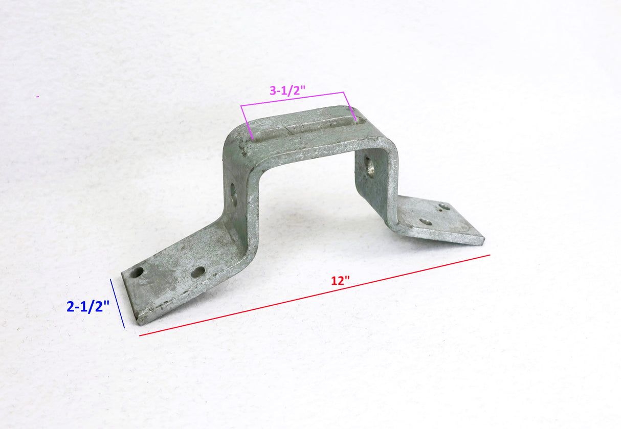 EZ Loader Pontoon Strap Bent Bunk Mounting Bracket 250-026776-10