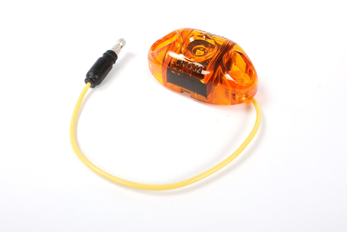 Amber Clearance / Marker Light for Metal Fenders — 250-032128-11