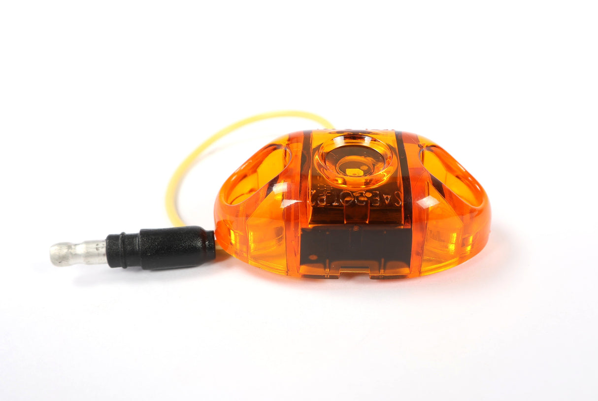 Amber Clearance / Marker Light for Metal Fenders — 250-032128-11