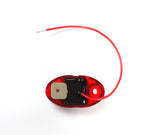 Red Clearance / Marker Light for Metal Fenders — 250-032129-11
