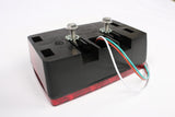 Rear view of EZ Loader 250-032136 LED tail light and mounting hardware