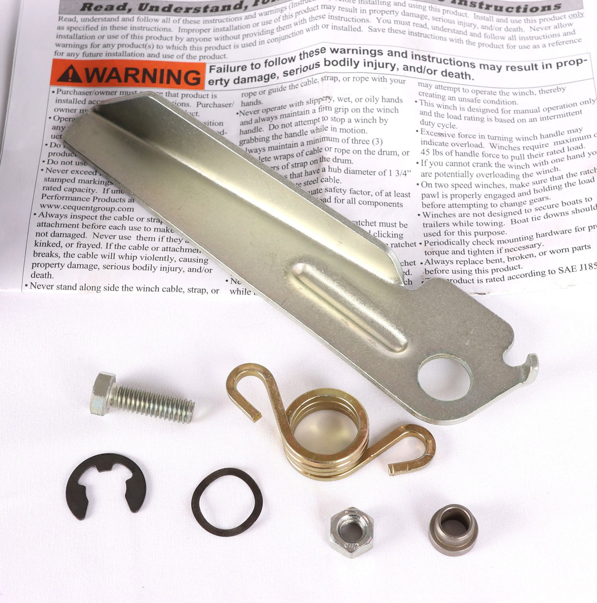 EZ Loader / Fulton 2 Speed Winch Hand Brake 2600 lb Capacity 250-032388