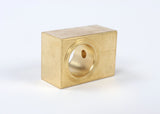 Brass brake banjo fitting 250-032782 for trailer disc brake calipers