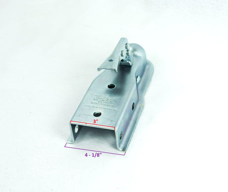 EZ Loader 250-091408 zinc plated trailer coupler for 2 inch hitch ball