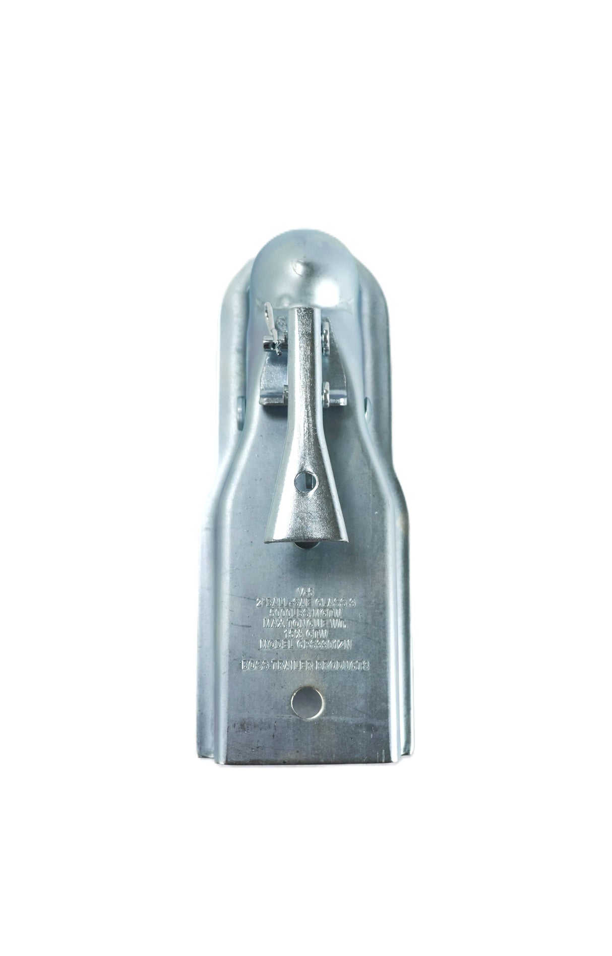 Zinc plated trailer coupler 250-091408 for 2 inch ball tow setups