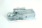 EZ Loader 2 inch Class 3 trailer coupler 250-091408 with 5000 lb capacity