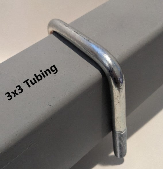 U-Bolt 1/2"-13 x 3" x 4-1/4" Zinc Plated 290-002485