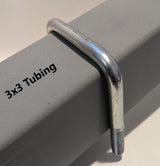 U-Bolt 1/2"-13 x 3" x 4-1/4" Zinc Plated 290-002485