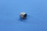Zinc plated trailer locknut for compatible bracket and suspension hardware
