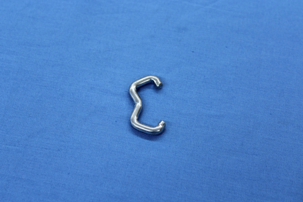 EZ Loader zinc-plated steel hog ring clamp part 290-002650-02