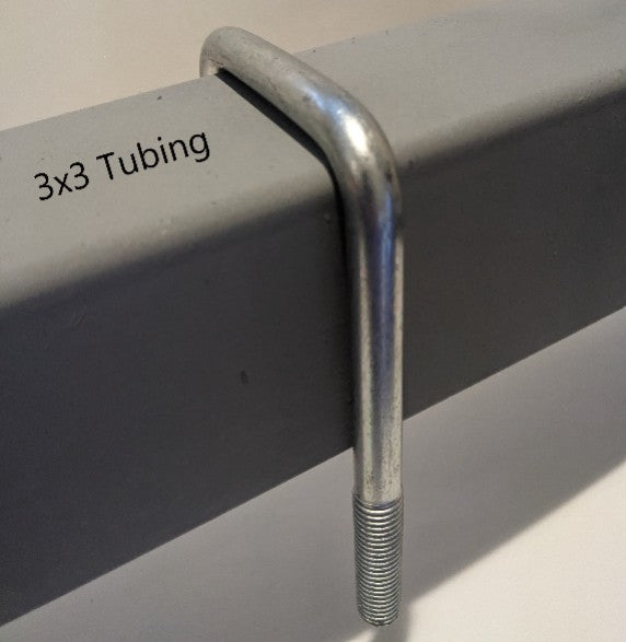 U-Bolt 1/2"-13 x 3" x 5-1/4" Zinc Plated 290-015566