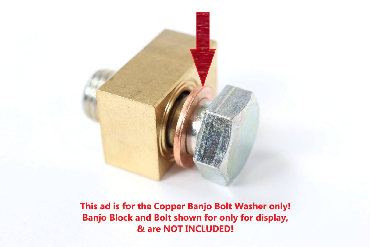 EZ Loader Copper Banjo Bolt Washer (Hydraulic Brake Seal) | 290-032784