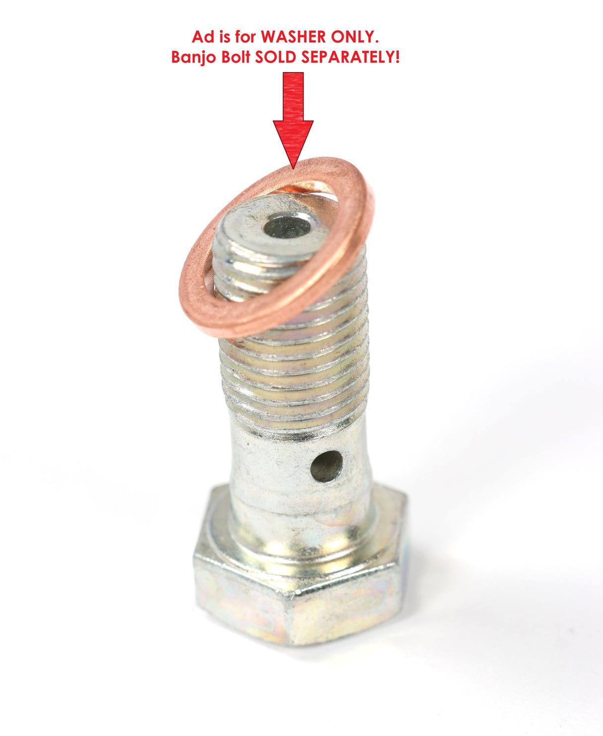 EZ Loader Copper Banjo Bolt Washer (Hydraulic Brake Seal) | 290-032784