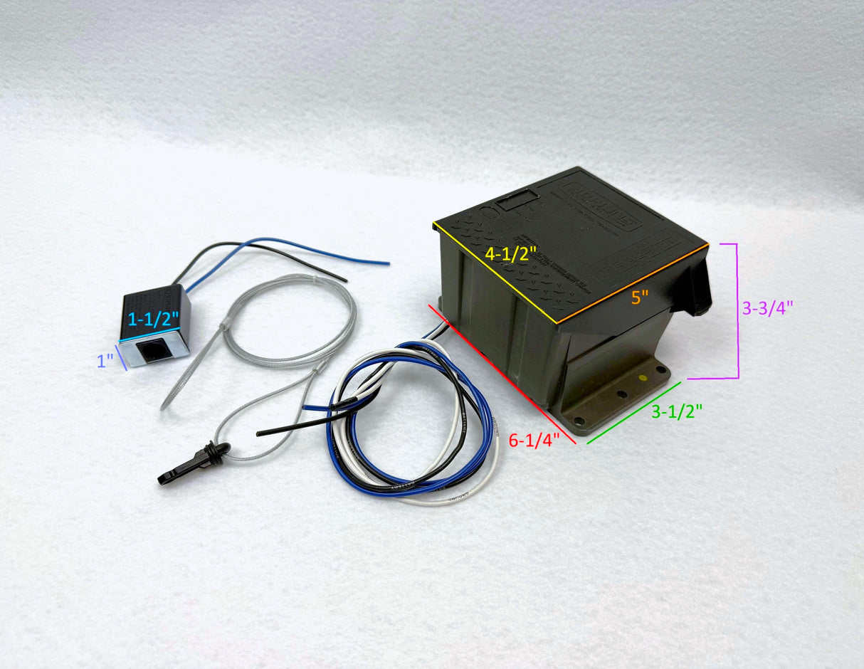 Electric Over Hydraulic EOH HD Breakaway Kit Battery Box 300-028522