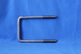 EZ Loader stainless square U-bolt installed on trailer frame or crossmember