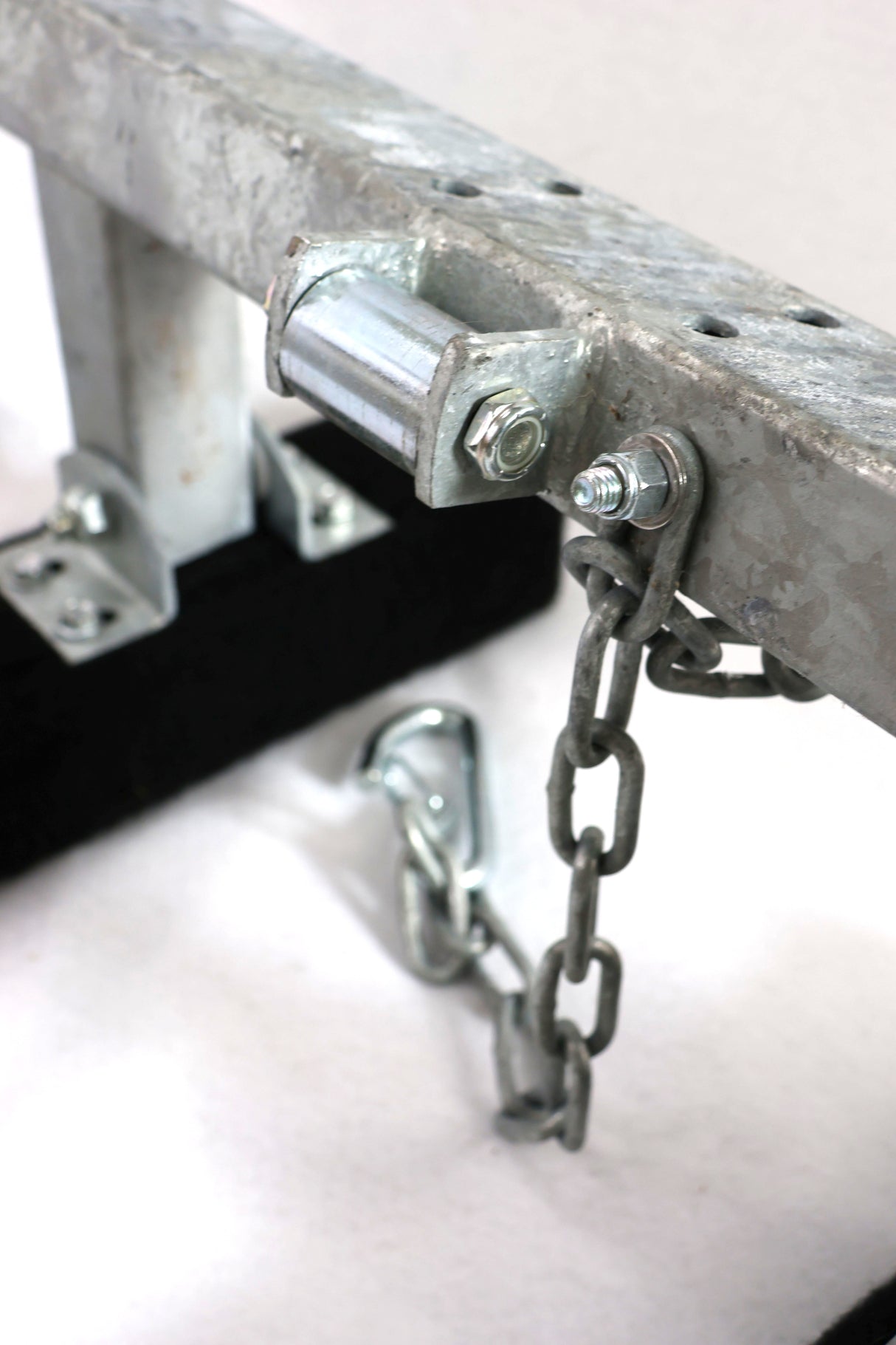 EZ Loader Pontoon Push Bow Stop w/ Bunks & Chain  411-BW-Stop-ASM