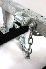 EZ Loader Pontoon Push Bow Stop w/ Bunks & Chain  411-BW-Stop-ASM