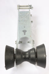 Bow roller, bow stop straps, bell ends, and mounting hardware included in winch mount kit