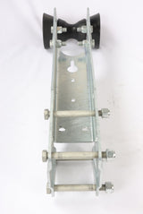 with bow roller, safety chain area, and winch assembly shown