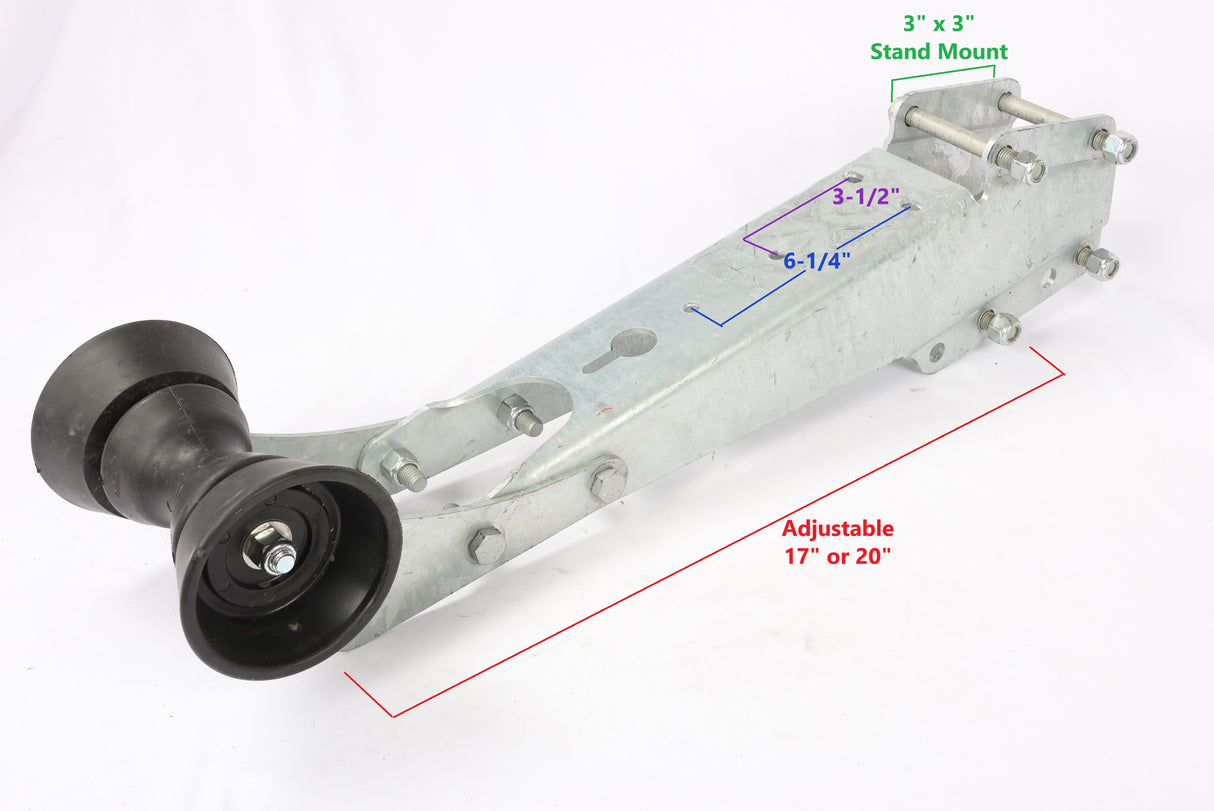 EZ Loader 3x3 winch mount kit 411-LgWinchMnt with bracket and hardware