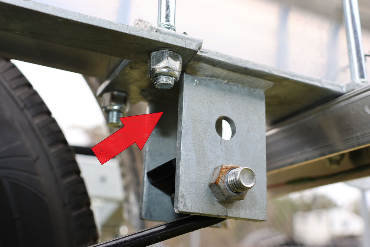 Spring Hanger Galvanized Bracket for Aluminum Trailer 250-024935-10