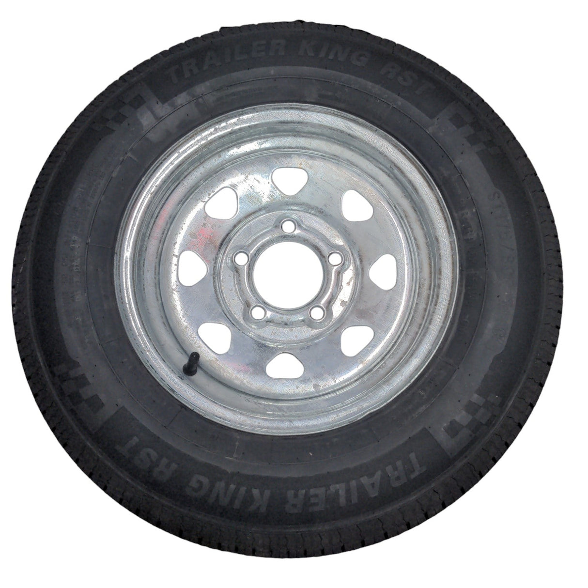 T&W ST175/80R 13C 5L Radial on Galvanized Rim PA3155
