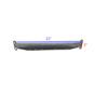 EZ Loader torsion axle hanger mount sled 250-023749-10 for 13 inch wheel trailers
